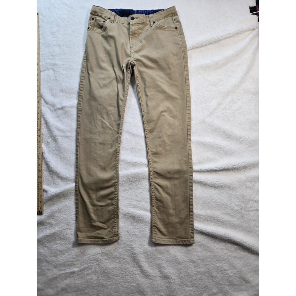 LEVI'S Men 502 Tan Jeans 30x32 adjustable waste